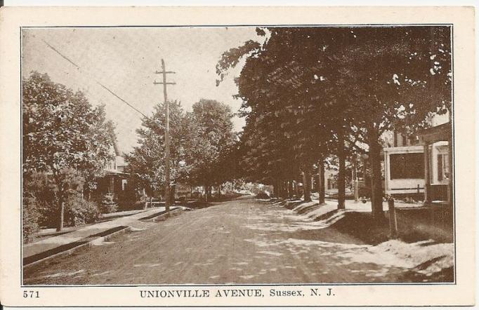 Sussex - Unionville Ave - c 1910